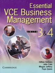 Tapa de Essential VCE Business Management Units 3 And 4