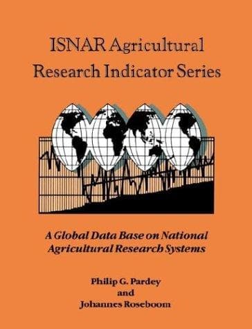 Tapa de ISNAR Agricultural Research Indicator Series