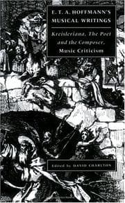 Tapa de E.T.A. Hoffmann's musical writings