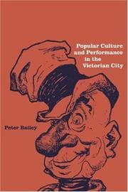 Tapa de Popular Culture and Performance in the Victorian City