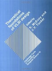 Tapa de Theoretical Foundations of VLSI Design