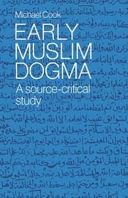 Tapa de Early Muslim Dogma