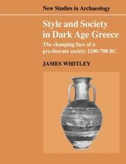 Tapa de Style and society in dark age Greece