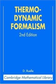 Tapa de Thermodynamic formalism
