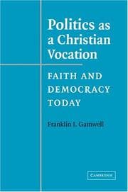 Tapa de Politics as a Christian Vocation