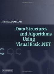Tapa de Data Structures and Algorithms Using Visual Basic.NET