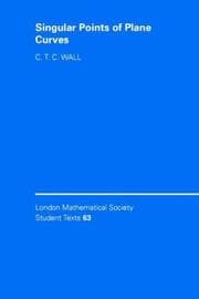 Tapa de Singular Points of Plane Curves (London Mathematical Society Student Texts)
