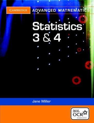 Tapa de Statistics 3 & 4 for OCR (Cambridge Advanced Level Mathematics)
