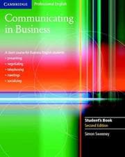 Tapa de Communicating in Business Student's Book (Cambridge Professional English)