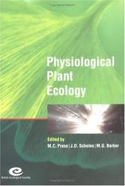Tapa de Physiological Plant Ecology