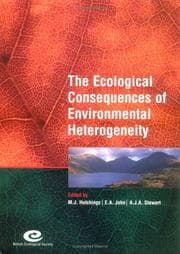 Tapa de Ecological Consequences of Environmental Heterogeneity