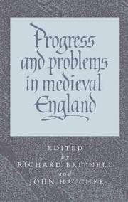 Tapa de Progress and Problems in Medieval England