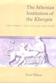 Tapa de The Athenian institution of the Khoregia