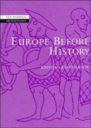 Tapa de Europe before history