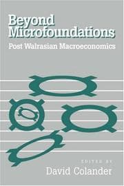 Tapa de Beyond Microfoundations