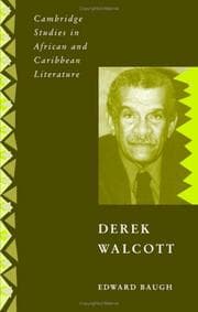 Tapa de Derek Walcott