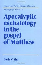 Tapa de Apocalyptic eschatology in the Gospel of Matthew