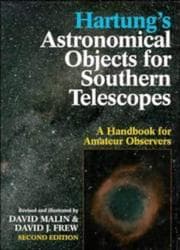 Tapa de Hartung's astronomical objects for southern telescopes