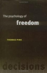 Tapa de The psychology of freedom