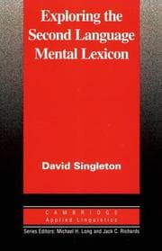 Tapa de Exploring the second language mental lexicon