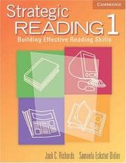 Tapa de Strategic reading 1