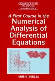 Tapa de A first course in the numerical analysis of differential equations