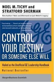 Tapa de Control your destiny or someone else will