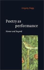 Tapa de Poetry as performance