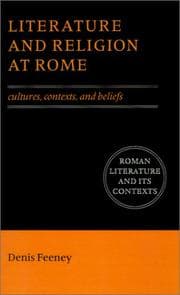 Tapa de Literature and religion at Rome