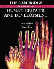 Tapa de The Cambridge encyclopedia of human growth and development