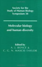 Tapa de Molecular biology and human diversity