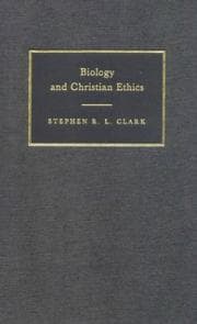 Tapa de Biology and Christian Ethics (New Studies in Christian Ethics)