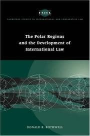 Tapa de The polar regions and the development of international law