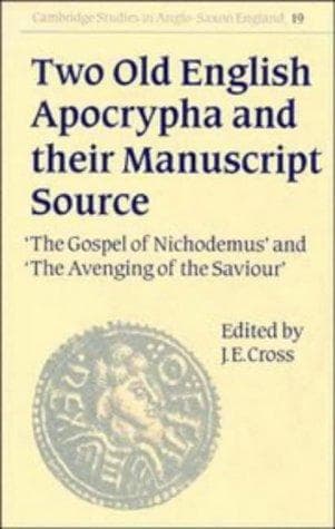 Tapa de Two Old English apocrypha and their manuscript source