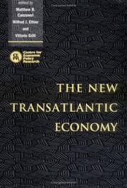 Tapa de The new transatlantic economy