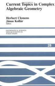 Tapa de Current topics in complex algebraic geometry