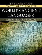 Tapa de The Cambridge encyclopedia of the world's ancient languages