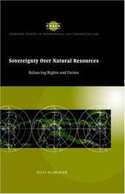 Tapa de Sovereignty over Natural Resources