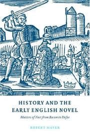 Tapa de History and the early English novel