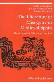 Tapa de The literature of misogyny in medieval Spain