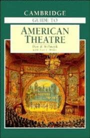 Tapa de Cambridge guide to American theatre
