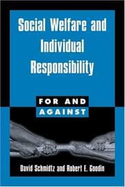 Tapa de Social welfare and individual responsibility