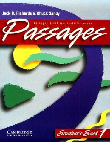 Tapa de Passages Student's book 1