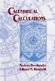 Tapa de Calendrical calculations