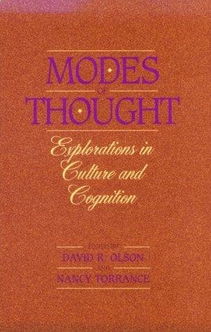 Tapa de Modes of thought