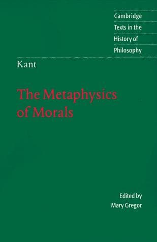 Tapa de Metaphysik der Sitten