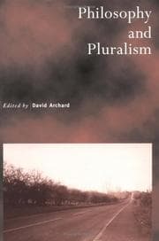 Tapa de Philosophy and pluralism
