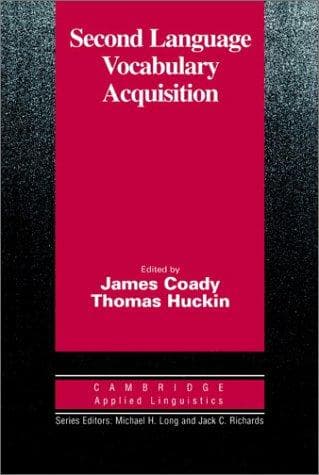 Tapa de Second language vocabulary acquisition