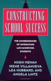 Tapa de Constructing school success