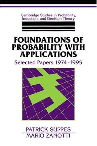 Tapa de Foundations of Probability with Applications